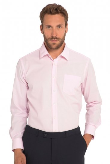 JP1880 Shirt Business Long Sleeve Pink - Herrenhemden - Herrenhemden in großen Größen