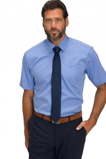 JP1880 804891 Kurzarmhemd Hellblau TALL - TALL hemden - TALL Hemden mit Extralänge