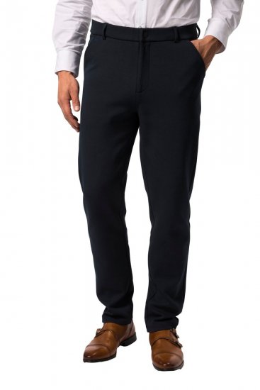 JP1880 New York Flexnamic Jersey-Chinohose Dunkelblau - Herrenanzüge und -blazer - Herrenanzüge und -blazer in großen Größen