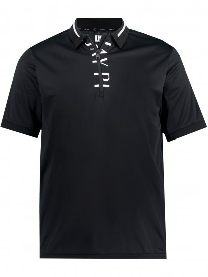 JP1880 Jay-Pi Golf Polo Shirt Black - Sportbekleidung & outdoor - Sportbekleidung in große größen für herren