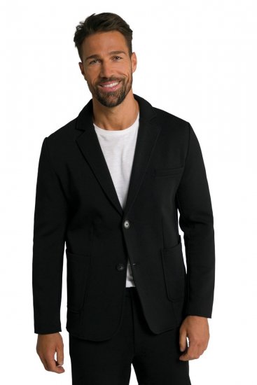 JP1880 New York Flexnamic Jerseysakko Schwarz - Herrenanzüge und -blazer - Herrenanzüge und -blazer in großen Größen