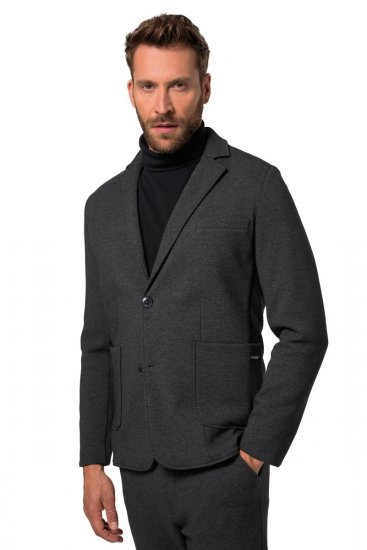 JP1880 New York Flexnamic Jerseysakko Dunkelgrau - Herrenanzüge und -blazer - Herrenanzüge und -blazer in großen Größen