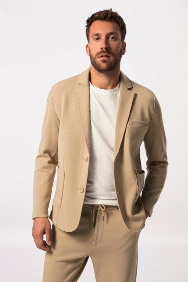 JP1880 New York Flexnamic Jerseysakko Beige - Herrenanzüge und -blazer - Herrenanzüge und -blazer in großen Größen