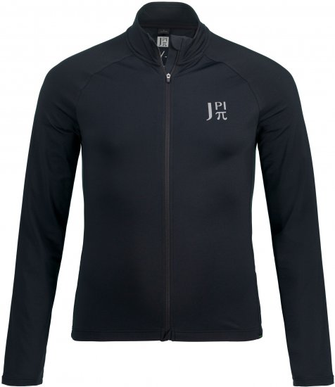 JP1880 Jay-Pi Long Sleeve Cycling Jacket Black - Sportbekleidung & Outdoor - Sportbekleidung in große größen für herren