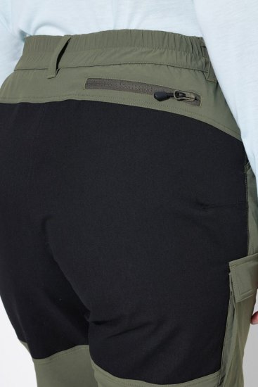 Ulla Popken 807803 HYPRAR Wanderhose mit Reflektoren Oliv - Outdoor - 