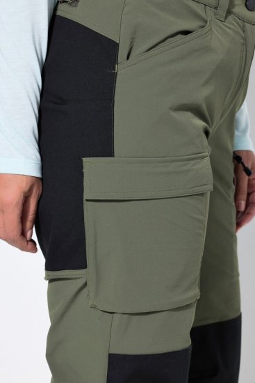 Ulla Popken 807803 HYPRAR Wanderhose mit Reflektoren Oliv - Outdoor - 