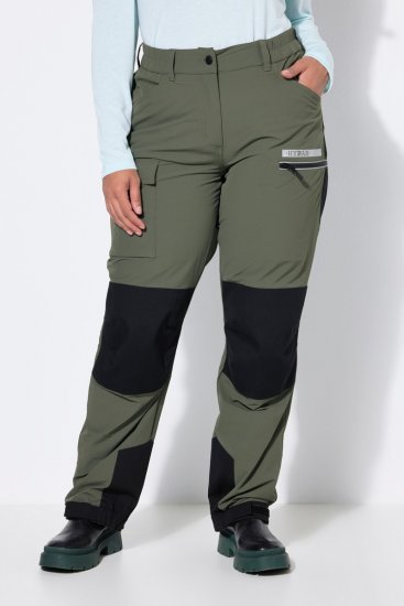 Ulla Popken 807803 HYPRAR Wanderhose mit Reflektoren Oliv - Outdoor - 