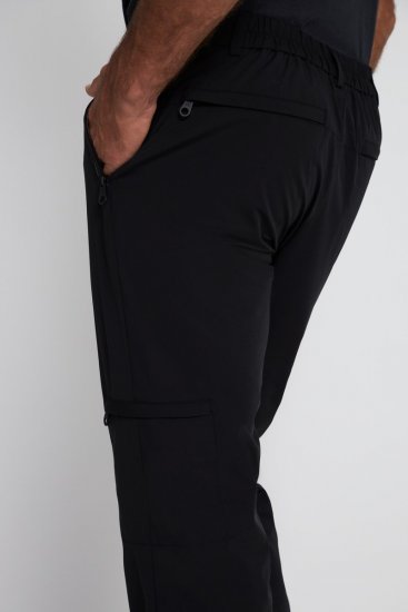 JP1880 Jay-Pi Flexnamic QuickDry Trekking Pants Black - Sportbekleidung & outdoor - Sportbekleidung in große größen für herren