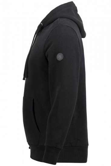 JAY-PI Hoodie with Soft Brushed Interior Black - Herren-sweater und -hoodies - Herren-Sweater und -Hoodies in großen Größen