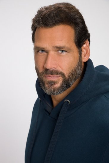 JAY-PI Hoodie with Soft Brushed Interior Navy - Herren-sweater und -hoodies - Herren-Sweater und -Hoodies in großen Größen