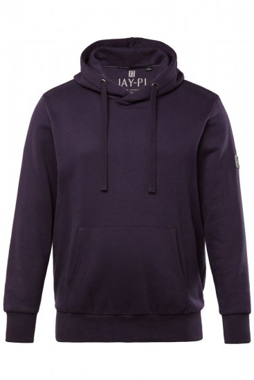 JAY-PI Hoodie with Soft Brushed Interior Purple - Herren-sweater und -hoodies - Herren-Sweater und -Hoodies in großen Größen