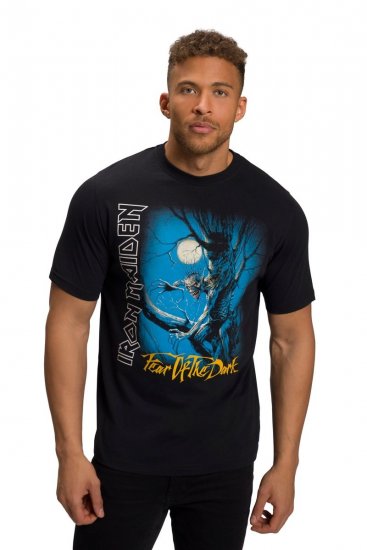 JP1880 Iron Maiden Graphic Comfort Fit Band T-Shirt Black - Herren-T-shirts - Herren-T-Shirts in großen Größen