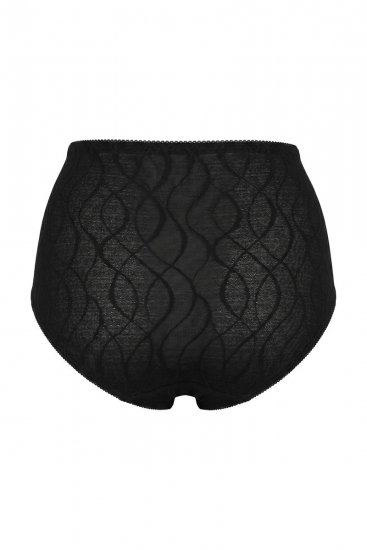 Ulla Popken 809385 Shaping-Slip mit Spitze Schwarz - Shapewear - 