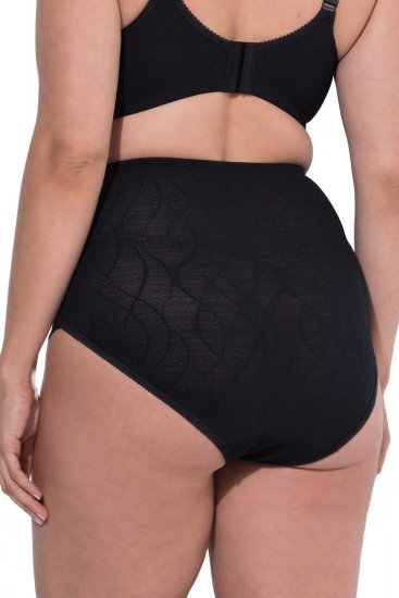 Ulla Popken 809385 Shaping-Slip mit Spitze Schwarz - Shapewear - 