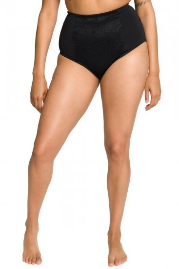 Ulla Popken 809604 Shaping-Slip Schwarz - Shapewear - 