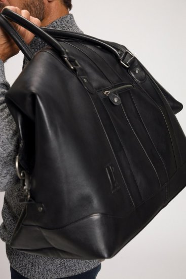 JP1880 810787 Reisetasche aus Lamm-Nappaleder Schwarz - Taschen - 