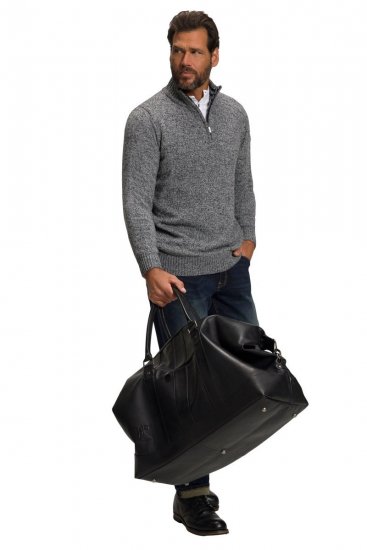 JP1880 810787 Reisetasche aus Lamm-Nappaleder Schwarz - Taschen - 