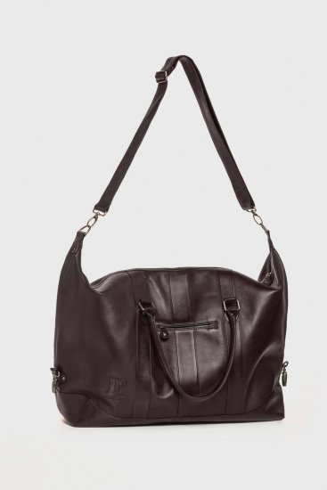 JP1880 810787 Reisetasche aus Lamm-Nappaleder Dunkelbraun - Taschen - 