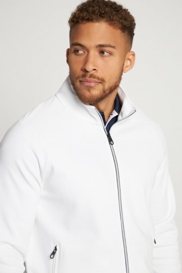 JP1880 Tennis Sweatshirt Snow White - Sportbekleidung & outdoor - Sportbekleidung in große größen für herren