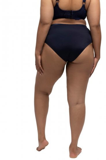 Ulla Popken 811602 Slips mit Spitze Dunkelblau - Slips - 