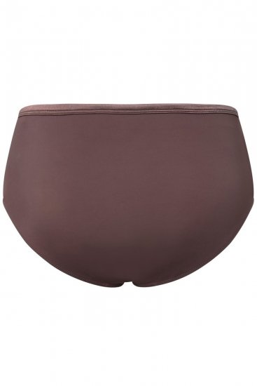 Ulla Popken 811602 Slips mit Spitze Braun - Slips - 