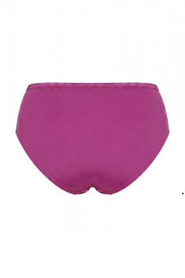 Ulla Popken 811602 Slips mit Spitze Dunkellila - Slips - 