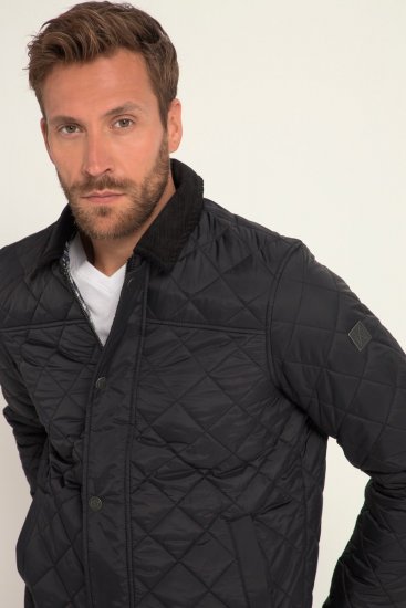 JP1880 Jacket Quilted Black - Herren jacken - Herren Jacken in großen Größen
