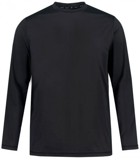 Jay-Pi 811837 Langarm Funktionsshirt Schwarz - Herrenunterwäsche & bademode - Herrenunterwäsche & Bademode in großen Größen