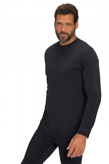 Jay-Pi 811837 Langarm Funktionsshirt Schwarz - Herrenunterwäsche & bademode - Herrenunterwäsche & Bademode in großen Größen