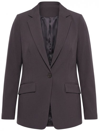 Ulla Popken 811944 Klassischer Blazer Mahagonibraun - Blazer - Blazer in großen Größen für Damen