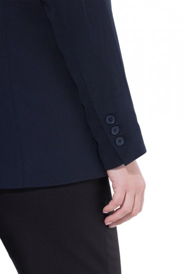 Ulla Popken 811944 Klassischer Blazer Dunkelblau - Blazer - Blazer in großen Größen für Damen