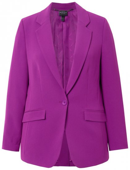 Ulla Popken 811944 Klassischer Blazer Pflaume - Blazer - Blazer in großen Größen für Damen