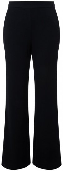 Ulla Popken 813306 Weite Anzughose mit Gummibund Dunkelblau - Stoffhosen - Weite Stoffhosen für Damen in großen Größen