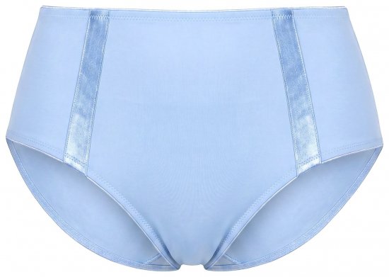 Ulla Popken 815268 Gestreifte Slips Hellblau - Slips - 
