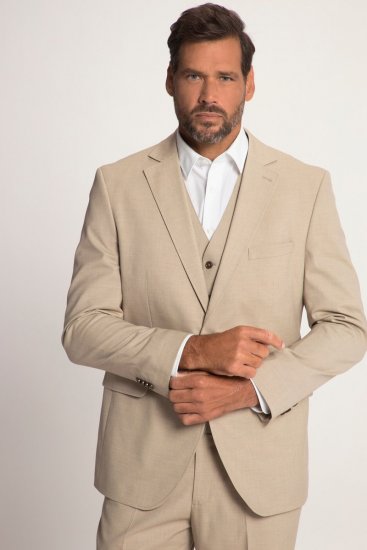 JP1880 Paris Flexnamic Sakko Sandgrau - Herrenanzüge und -blazer - Herrenanzüge und -blazer in großen Größen