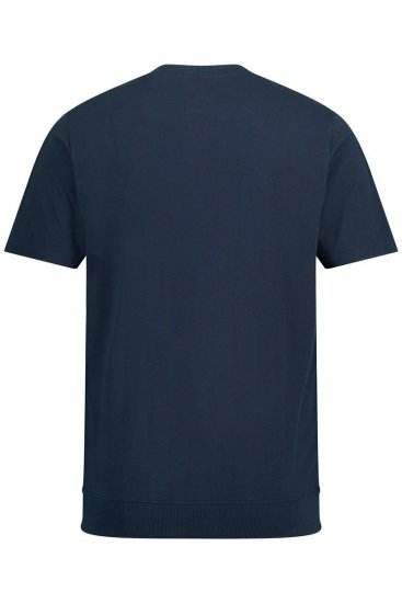 JP1880 818628 Henley-Shirt mit Bauchfit Dunkelblau - Herren-T-shirts - Herren-T-Shirts in großen Größen