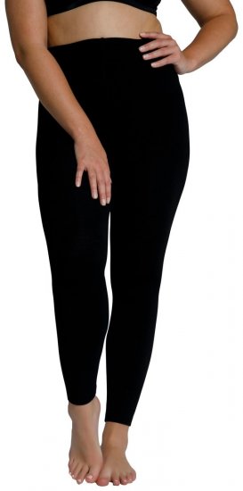 Ulla Popken 819652 Wärmende Strumpfleggings Schwarz - Strumpfhosen & Socken - 