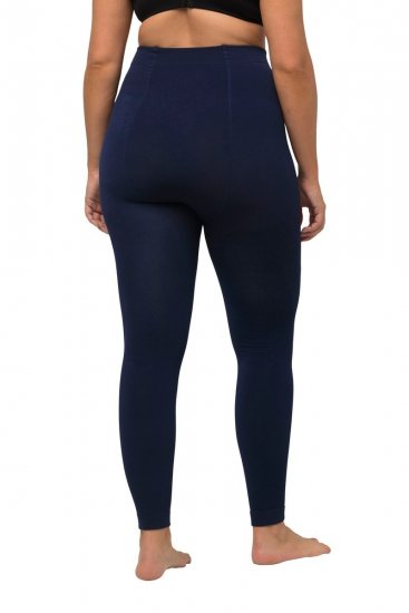 Ulla Popken 819652 Wärmende Strumpfleggings Dunkelblau - Strumpfhosen & Socken - 