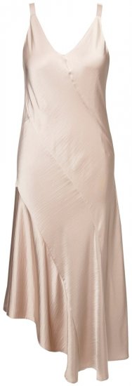 Ulla Popken 820341 Ärmelloses Satinkleid Taupe - Abendkleider - Abendkleider in großen Größen