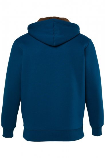 JP1880 820464 Kapuzenjacke mit Teddyfutter Tintenblau TALL - TALL sweatshirts - TALL Sweatshirts für große Männer