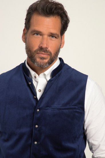 JP1880 Velvet Vest Traditional Blue - Festmode - Festliche Mode – Stilvoll und bequem feiern