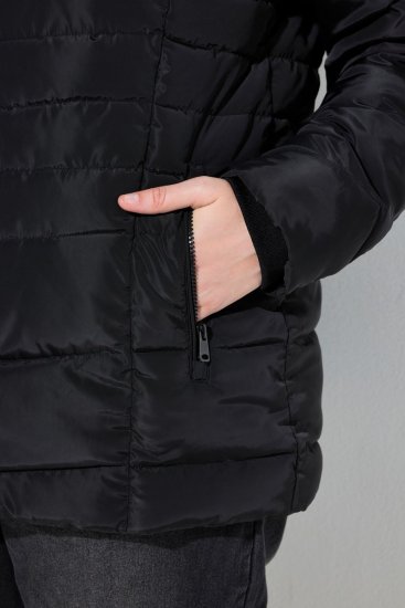 Ulla Popken 820889 Steppmantel Schwarz - Mäntel - Damenmäntel in großen Größen