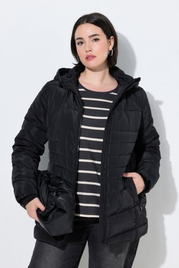 Ulla Popken 820889 Steppmantel Schwarz - Mäntel - Damenmäntel in großen Größen