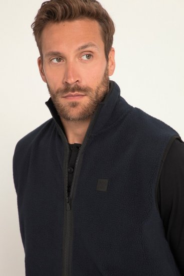 JP1880 Fleece Gilet Stomach Fit Navy - Herren jacken - Herren Jacken in großen Größen