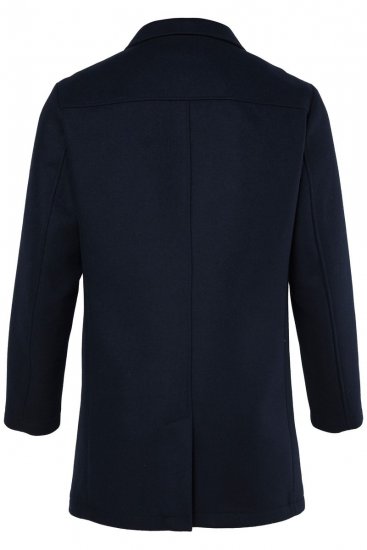 JP1880 821066 Gesteppt Wollmantel Marineblau - Herren jacken - Herren Jacken in großen Größen