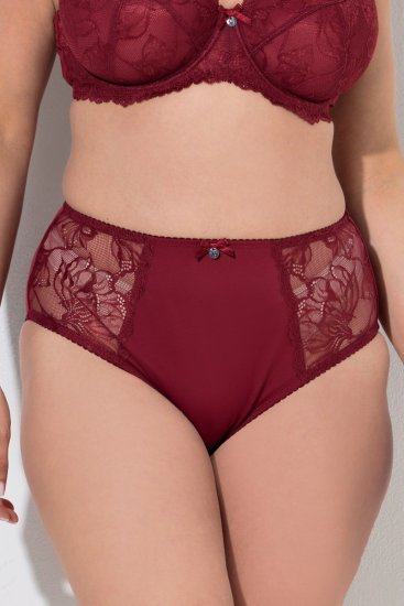 Ulla Popken 822864 Slips mit Spitze Flieder - Slips - 