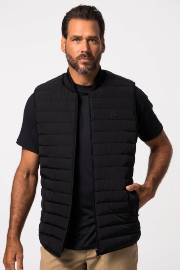 JP1880 Guilted College Collar Golf Vest Dark Navy - Sportbekleidung & outdoor - Sportbekleidung in große größen für herren
