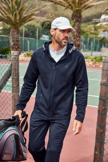 JP1880 Jay-Pi Flexnamic Tennis Training Softshell Jacket Dark Marine - Sportbekleidung & outdoor - Sportbekleidung in große größen für herren