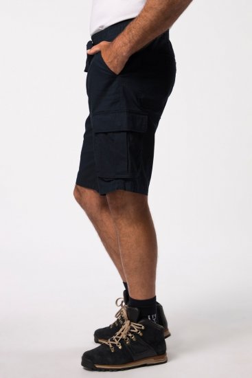 JP1880 Jay-Pi Flexnamic Bermuda Cargo Shorts Navy Blue - Sportbekleidung & outdoor - Sportbekleidung in große größen für herren
