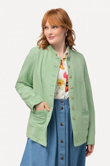 Ulla Popken 823539 Jacke Oliv - Jacken - Damenjacken in großen Größen